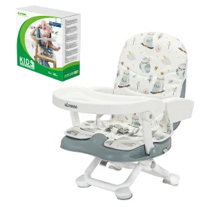 UBRAVOO draagbare kinderstoel 6 maanden plus, lichtgewicht, gemakkelijk schoon te maken opvouwbare stoelverhoger voor baby's, peuters, ACE1013