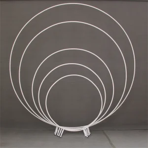 Ronde Metalen Ballon Boog Frame Bruiloft Boog Boog Voor Ceremonie Verjaardagsfeest Kerst Thanksgiving Dag Ballon Boog Ondersteuning Kit
