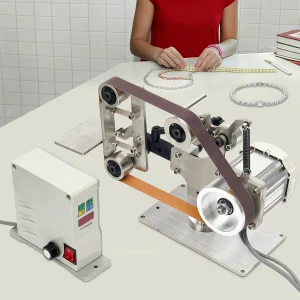 Multifunctionele Desktop Riem Machine, met Borstelloze Motor 762x25MM Bandschuurmachine Slijper Polijsten Slijpmachine