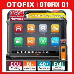 Otofix D1 Diagnostisch Hulpmiddel Bi-Directionele Controle Oe-Level Obd2 All Systeem Bluetooth Scanner Auto Tool 2 Jaar Gratis Update