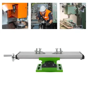 Mini multifunctionele boor- en freesmachine Werktafel Boorbankschroef Armatuur Tafel Werktuigmachine voor bankboren Kruisschuiftafel