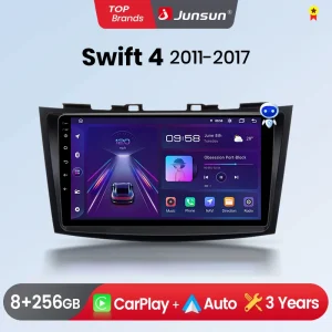 Junsun Draadloze Carplay Android Auto Autoradio Voor Suzuki Smart 4 2011-2017 Gps Intelligente Systemen Tereo Multimedia Autoradio