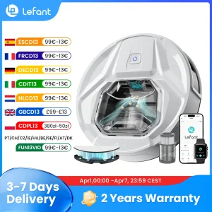 Lefant M320 6000Pa krachtige zuigrobotstofzuiger met dweil, 210 minuten looptijd, 800 ml zichtbare vuilnisbak, tapijtdetectie