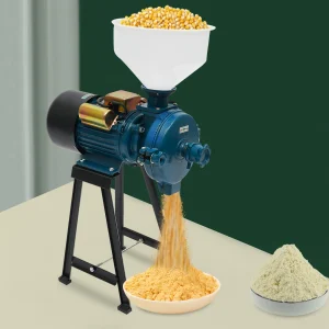 Granen Grinder 2200W 220V Elektrische Feed/Rijstmeel Maïs Molen Droge Granen Grinder Machine + Trechter
