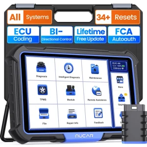 MUCAR VO8 Auto Diagnostisch Hulpmiddel 2024 Volledig Systeem OBD2 Scanner Actieve Test ECU Codering 34 Reset Automotive Tool Levenslange Gratis Update