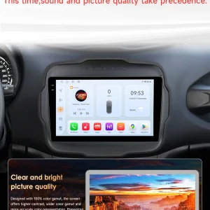 Leeuwebek 6115 Carplay Android 14 Auto Radio Voor Jeep Renegade 2016-2020 Autoradio Gps 360 Cam Multimedia 2din Rds Scherm