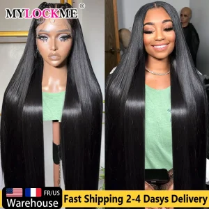 Transparant 360 13X4 Lace Frontale Pruik 4X4 Lace Sluiting Pruik Recht 13X6 Lace Front Human Hair Pruiken Voor Zwarte Vrouwen 30 32 34Inch