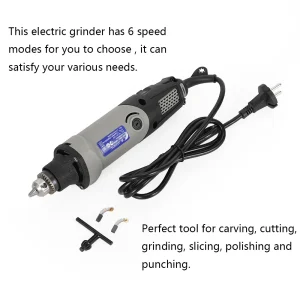 Mini Boormachine Elektrische Grinder 28000r/Min 6 Variabele Snelheid Grinder 400W