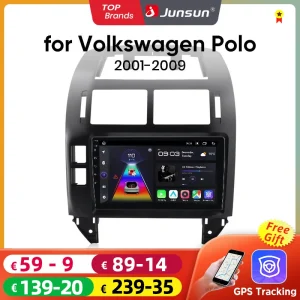 Junsun Android13 Autoradio Voor Vw Polo Mk4 Iv 2001-2009 Met Jbl Auto Intelligente Systemen Voor Apple Carplay Fm Gps Swc Bt