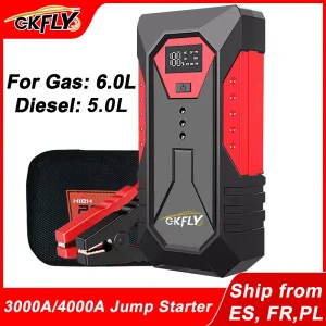 GKFLY 2000A/3000A/4000A Auto Startkabels Powerbank Benzine Diesel Auto Accu Lader Startbooster voor Auto Accu Booster