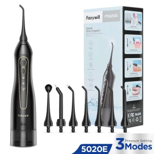 Fairywill Water Flossers Voor Tanden 300Ml Orale Irrigator Oplaadbare Draagbare Tandheelkundige 3 Modi Waterdichte Tanden Reiniger