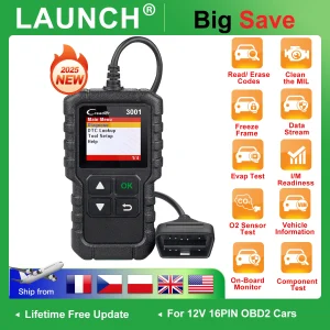 LANCERING X431 CR3001 Nederlandse ALLE OBD2 Scanner Auto Diagnostische Hulpmiddelen Auto Lezen en Wissen Foutlezer Motor Controleren Gratis Update pk