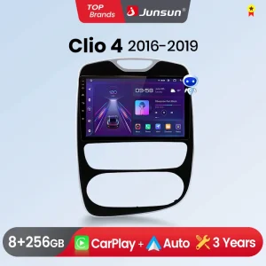 Junsun Draadloze Carplay Android Auto Autoradio Voor Renault Clio 4 Zane 2012-2017 Gps Intelligente Systemen Multimedia Autoradio