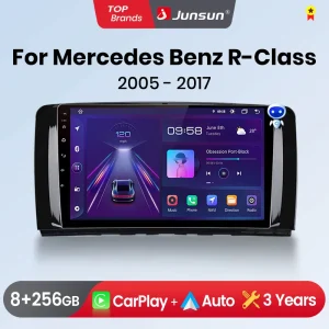 Junsun Carplay Android Auto Autoradio Voor Mercedes Benz R251 R300 R280 R320 2005-2017 Gps Intelligente Systemen Multimedia