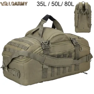 LQARMY 30L 50L 80L Outdoor Bergbeklimmen Tas Molle Tactische Rugzak Grote Plunjezak Wandelen Camping Reistassen