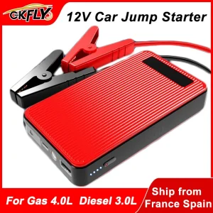 GKFLY 44.4Wh Auto Batterij Jump Starter 2000A Draagbare Auto Batterij Booster Oplader 12V Startapparaat Emergency Booster