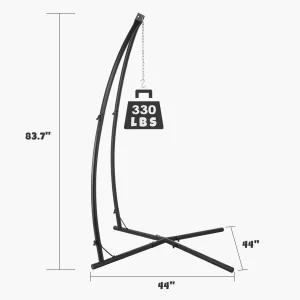 Hangmat Stoel Standaard Massief Stalen Frame Met Haak Voor Veranda Schommel Hangmat Stoel Verstelbare Hoge 210Cm