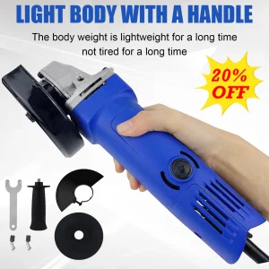 Professionele Snoer Slijper 900W Hoek Slijper Voor Snijden, Schuren, Polijsten En Slijpen, 12000Rpm Snelheid, 115Mm Schijf