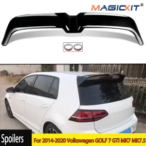 Top Dakspoiler Vleugel Voor 2014-2020 Volkswagen GOLF7 GTI MK7 MK7.5 Glanzend Zwart
