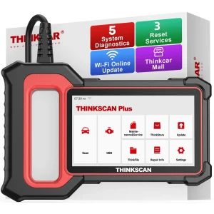 Thinkscan Plus S4 OBD2-scanner ABS/SRS/ECM/TCM/BCM-systeem met 3 resetten OBDII Automotive Scanner Bluetooth-diagnostische hulpmiddelen