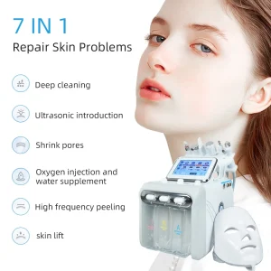 Missheart 7-in-1 gezichtsmachine Hydra Aqua Diep reinigend huidverzorgingsapparaat