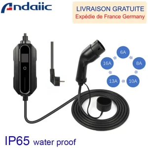 Mobiel laadstation Type 2/Type 1 Mennekes 6A-16A voor elektrische auto's Home Soloar Power Station