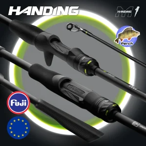 HANDING M1 Bass Hengels Fuji O + EEN Gids Ringen 24Ton Koolstofvezel Blanks en Handvat Hengel 1.68 m-2.13 m Hengels