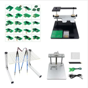 Metalen LED BDM FRAME Stalinless Staal Met 4 Sonde Pen 22 stks BDM Adapters Programmeur Tuning Tool