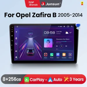 Junsun CarPlay Android Auto Auto Radio voor Opel Zafira B Astra H 2005 2007-2014 GPS Intelligente Systemen Multimedia Auto Radio