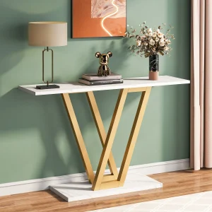 Tribesigns 43 Inch Console Tafel Industriële Entree Gangtafel Woonkamer Meubilair