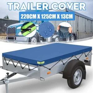 Universele Aanhangwagen Auto Hoes Auto Dak Tent Zonnescherm Waterdicht Winddicht Buiten Beschermer Reizen Camping Luifel