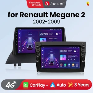 Junsun Carplay Android Auto Autoradio Voor Renault Megane 2 2002-2009 Gps Slimme Systemen Slimme Autoradio