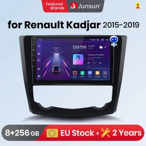 Junsun V1 Plus Autoradio Voor Renault Kadjar 2015 - 2019 Draadloze Carplay Android Auto Auto Intelligente Systemen Geen 2 Din 2din Dvd