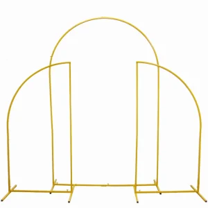 Kroon Metalen Boog Set Bruiloft Achtergrond Decoratieve Bloem Stand Verjaardagsfeestje Outdoor Ballon Ornament Onregelmatige Vorm