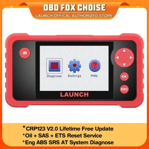 Lancering Crp123 V2.0 Engine Abs Srs Transmissie Auto Diagnostische Tools Volledige Obd2 Code Lezer Scanner Levenslange Gratis Update