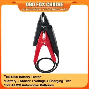 LANCERING BST-360 Bluetooth Batterij Test Clip Analyzer 6V 12V 2000CCA BST360 Spanningstester voor x431 apparaat Adnroid / IOS Telefoon
