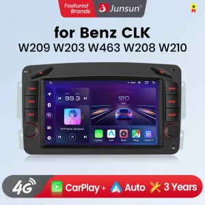 Junsun Draadloze Carplay Android Auto Intelligente Systemen Voor Mercedes Benz Clk W209 W203 W463 W208 W210 Gps Autoradio