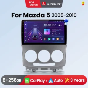 Junsun Draadloze Carplay Android Auto Autoradio Voor Mazda 5 2005 2006-2010 Gps Intelligente Systemen Stereo Multimedia Autoradio