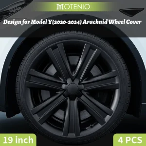 4 Stuks Wieldop Ontwerp Voor Tesla Model S (2022-2024)/Model Y (2020-2024) 19 Inch Wieldop Prestaties Volledige Velg Hub Cover Accessorie