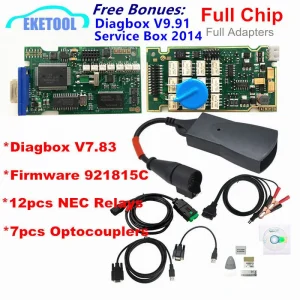 Diagbox V9.91 Volledige Chips Gold Edge Lexia3 PP2000 PSA XS Evolution V7.83 Lexia Voor Citroen/Peugeot Super Firmware 921815 C Lexia z