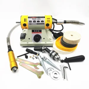 110V/220V 350W Polijstmachine Diy Houtbewerking Jade Sieraden Bank Draaibank Motor Slijpmachine Flexibele Asbuis 0.4-6.5Mm