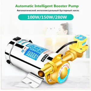 220V Booster Pomp Huishoudelijke Mute Voor Leidingwater Pijpleiding/Verwarming Met Automatische Stroom Schakelaar, Zonne-Energie Warm En Koud Water Po