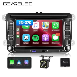 2 Din Auto Radio Android11 Auto Multimedia Speler Gps Wifi Carplay Voor Volkswagen Skoda Octavia Golf 5 6 Touran Passat Polo Jetta