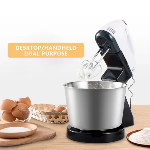 Elektrische Voedsel Taart Deeg Mixer DIY Set 7 Snelheidsregeling Kloppers 1.7L Roterende Mengkom Keuken Multi Blender 100 W EU plug
