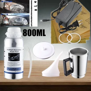 autokoplamp restauratie polish kit polish autokoplampen 800ML vloeibaar polymeer faros autokoplamp polijsten reparatieset