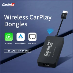 CarlinKit USB Bedraad/Draadloos CarPlay Dongle Bedraad/Draadloos Android Auto AI Box Mirrorlink BT Auto Connect voor Android Autoradio