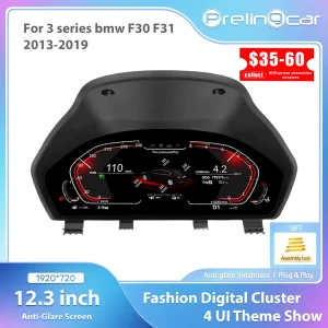 12.3 "1920*720 Auto Lcd Dashboard Paneel Voor Bmw 3 4 Series F30 F31 F34 F32 F33 F36 Instrumentenpaneel Virtuele Cockpit