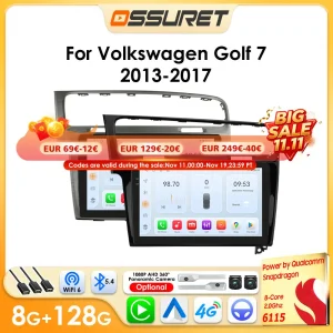Android Autoradio voor Volkswagen VW Golf 7 2013-2017 Auto Stereo Video Speler CarPlay Auto Radio GPS 6115 intelligente Multimedia