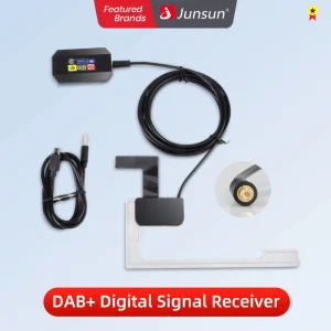Dab + Antenne Met Usb-Adapter Voor Autoradio Android Gps Signaalontvanger Voor Junsun Dvd Auto-Accessoires