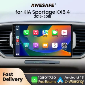 Awesafe Px9 Autoradio Voor Kia Sportage Kx5 4 2016 2017-2019 Draadloos Carplay Scherm Android Auto Stereo Gps Navi Fm